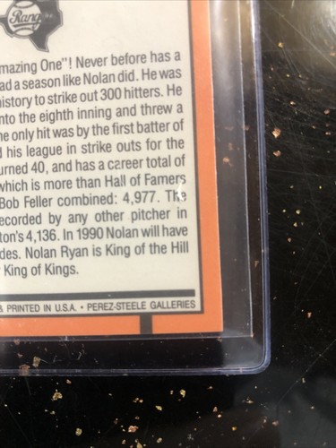 1990 Donruss - Nolan Ryan #665 no number 10 Available - Picture 5 of 11