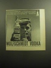 1958 Wolfschmidt Vodka Advertisement - The secret on everybody's lips
