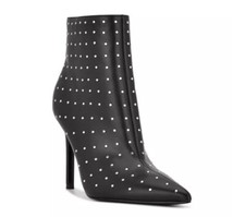 Nine West Farrah Studded Dress Pointy Toe Booties 6M