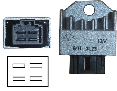 Regulator/Rectifier For Yamaha TTR 125 LWEW (E/Start) (1B2P) 2007