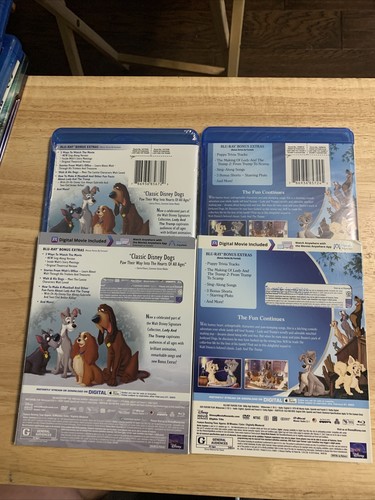 Lady and the Tramp 1 & 2 Blu-ray Movie Club Signature Collection Scamps Adv.-NEW - Picture 2 of 4