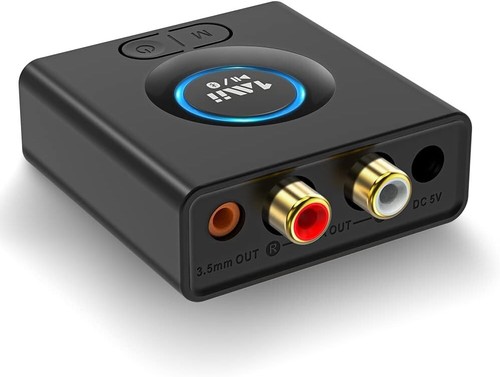Easy Bluetooth Audio Adapter - Low Latency Wireless Receiver - 12hrs Playtime - Picture 3 of 10
