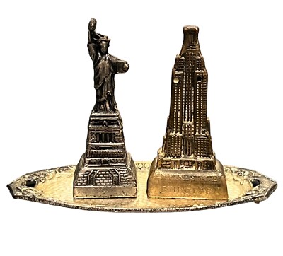 アンティーク雑貨 Empire State Building&Statue of Liberty Statue of Liberty and Empire State Building by Zawhaus