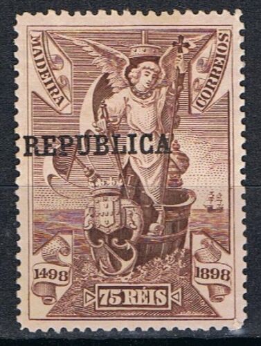 Portugal, 1911-1912 Af. 202 MH CV 20,00 € / 21,95 $ - Bild 1 von 1