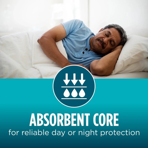 120 Count (4x30) Assurance Unisex Incontinence Belted Shield Moderate Absorb - Picture 5 of 24