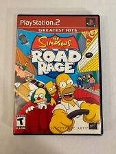 SIMPSONS ROAD RAGE SONY PLAYSTATION 2 PS2 VIDEO GAME 2001 CIB COMPLETE