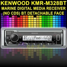 KENWOOD KMR-M328BT MARINE DIGITAL MEDIA RECEIVER does not play CDs BT DETACH