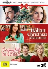 HALLMARK Christmas  Collection 27 Time For Him / Italian Memories / Bell DVD NEW