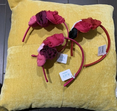 NWT The Children's Place ROSE RUBY HEADBAND Age 4+ Lot of 3  - Picture 3 of 6