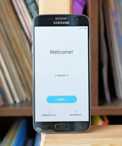 Samsung Galaxy S7 SM-G930F - 32GB - Black Onyx (Ohne Simlock) **Glasbruch** - Bild 1 von 5