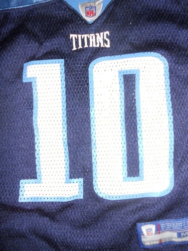 TENNESSEE TITANS NFL FOOTBALL JERSEY VINCE YOUNG QB MEDIUM POSSIBLE WOMENS TEXAS - Picture 4 of 4
