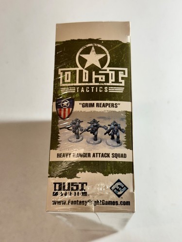 Dust Tactics Grim Reapers Heavy Ranger Attack Squad *Sealed* FFG 2011 - Picture 2 of 6