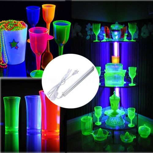 30cm LED UV Schwarzlicht Röhre Schwarzlichtröhre Party DJ Club Dekor EU-Stecker - Bild 7 von 12