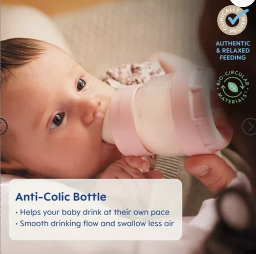 Lot of 3 Mam Anti Colic Bottles 4.5 oz with Starter Pacifier 0+ - Picture 7 of 8