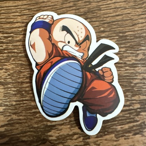 Dragon Ball Z Krillin Anime Manga Waterproof Vinyl Sticker - Picture 3 of 4
