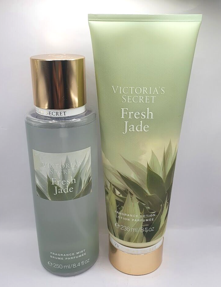 VICTORIA'S SECRET FRESH JADE BODY MIST & LOTION (SET OF 2