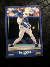 1988 Score Bo Jackson Baseball Card #180 - Kansas City Royals