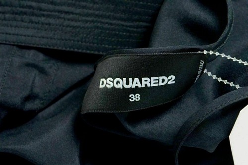 Dsquared2 Women's 100% Silk Black Tank Top US XS IT 38 - Bild 3 von 3