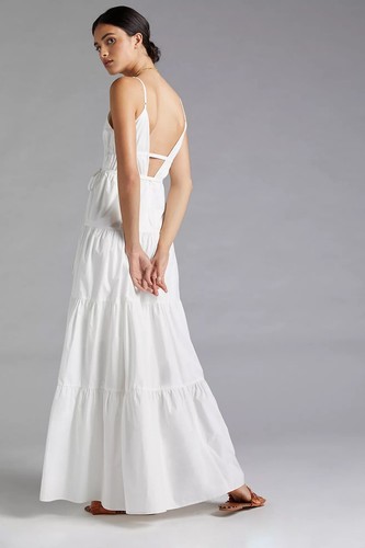 Anthropologie Sau Lee Stufen Maxikleid Größe 6 375 $ - Bild 7 von 10