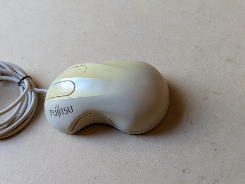 Fujitsu 3 Tasten Retro Maus LYNX-90P  Ps/2 Ball - Bild 2 von 4