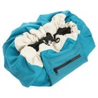 Mini Play Pouch Ocean Blue - Storage Bag and Play Mat In One