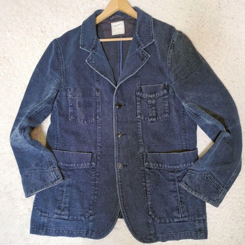 Soundman x Hummingbirds' Hill Sashiko Indigo Jacke XXL Overall Japan