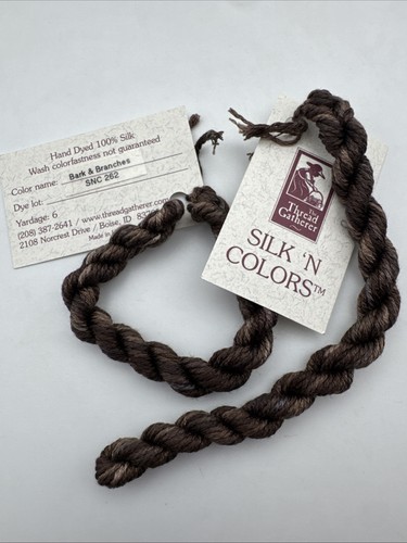 The Thread Gatherer Silk 'n Colors Zahnseide - SNC 262 RINDE & ZWEIGE - 2 Knäuel