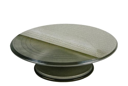 Drehbarer Tortendekorationsständer, Aluminium Drehteller und Basis mit rutschfester Pa... - Bild 4 von 8