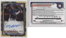 2024 Bowman Sapphire Edition Chrome Prospects Gold /50 Anthony Huezo Auto