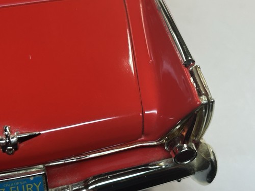 Anson Classic 1957 Plymouth Fury HT 1:18 Die Cast Rare All Red Color - Picture 15 of 22