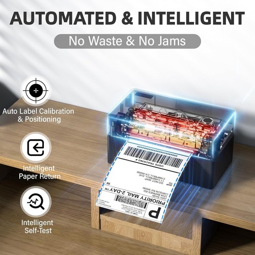 Versatile 4x6 Label Printer for Bluetooth & USB - Perfect for Multiple Platforms - Picture 6 of 10