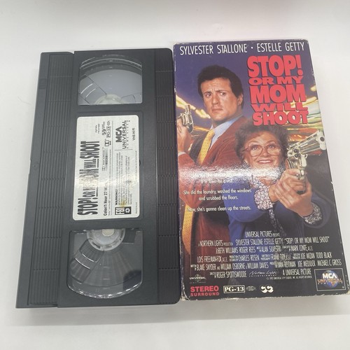 Stop! or My Mom Will Shoot (VHS, 1992) Tested - Picture 5 of 6