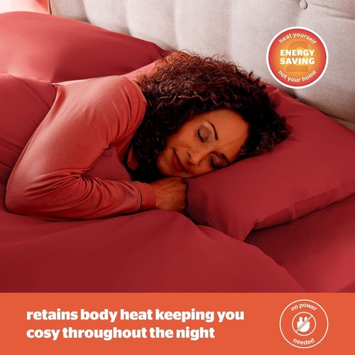 SilentNight Selbstheizende Einzelmatratzenauflage Wärmereflektierende Folie Thermo - Bild 2 von 6