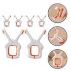 6pcs Creative Towel Clips Beach Towel Clips Chair Holders Wind-proof Clips