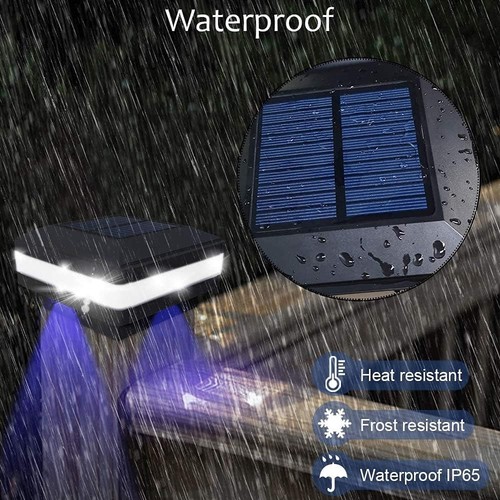 Home Solar Post Cap Lights - Fence Lights Outdoor for 4x4, 5x5, 6x6 inch Wooden - Picture 8 of 8