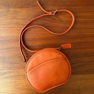 Vintage Coach 9901 Chester Bag Mango Orange Shoulder Bag - Excellent