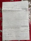 Confederate States of America CSA 1862 receipt for fodder, Monroe LA