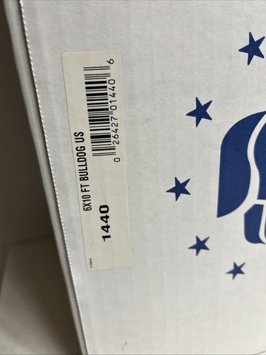 ANNIN Bulldog Bandera Americana 100% Algodón 6 x 10 Pies NUEVO - Imagen 4 de 7