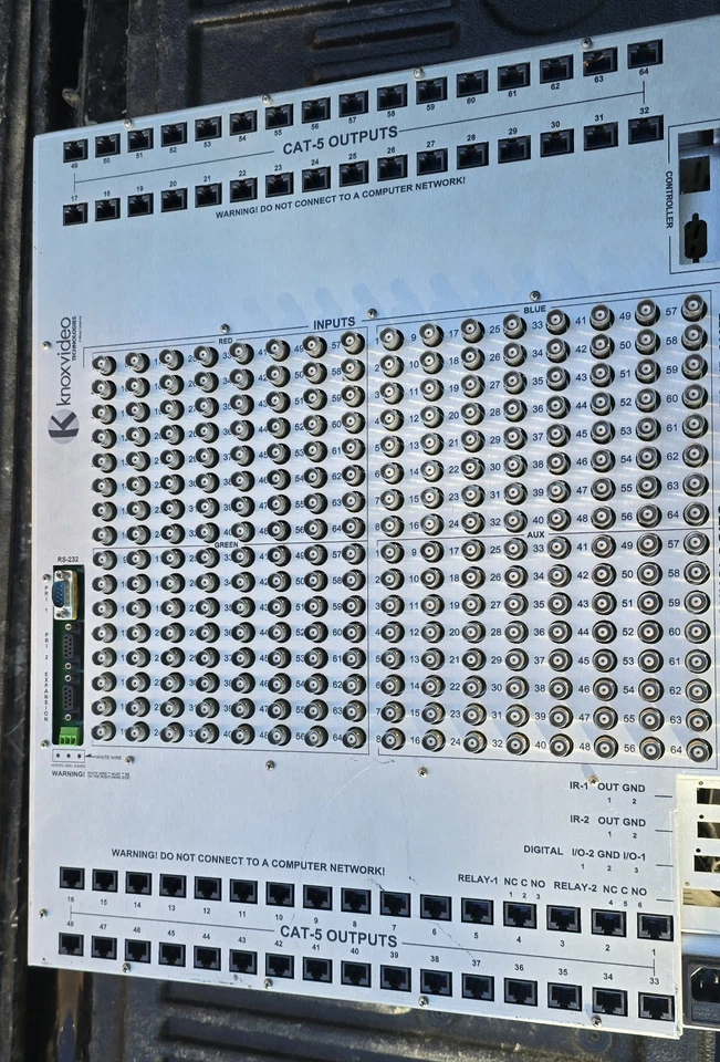 Interruptor de matriz de video Knox Video Technologies Chameleon CHAM 256 MOOG 4131 CHAM256 Foto 3 de 4