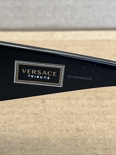 Montatura occhiali da sole VERSACE 2197 1000/87 nero oro 130 3N - NUOVI AUTENTICI - Foto 6 di 9