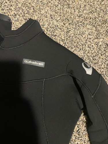 Quiksilver Everyday Sessions 4/3mm Back Zip Full Wetsuit - Black - New Boys 16B - Picture 5 of 11