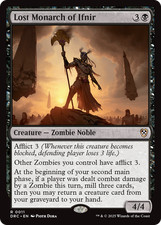Lost Monarch of Ifnir Aetherdrift Commander HEAVILY PLD Rare CARD ABUGames