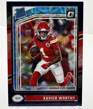 2024 Panini Donruss Optic - Rated Rookie Xavier Worthy #300 Purple Scope