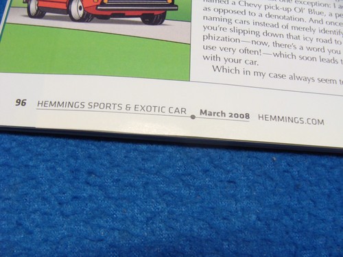 Hemmings Sports & Exotic Car Magazine March 2008 Vol 3 Issue 7 Used - Bild 19 von 22