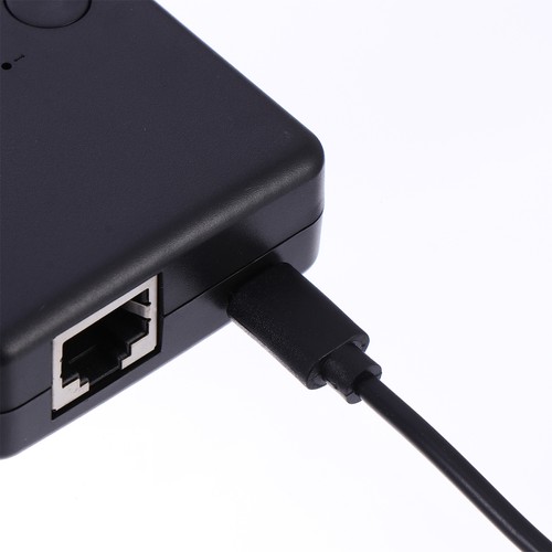 Zasilana sieć Ethernet biuro podróżny rozdzielacz kabli podwójny - Zdjęcie 3 z 12