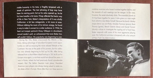 Chet Baker/Italian Session/Bobby Jasper/Renee Thomas/CHET BAKER/High Quality Rem - Imagen 7 de 10