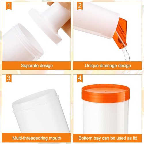 CHENGU 6 Pezzi Bar Versare Succo Colorato Bianco, Arancio, Rosso, Giallo, Blu, Verde - Foto 4 di 7