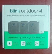 NEW Blink Outdoor 4 3-Camera Security System + Sync Module 1080p Wi-Fi Outdoor