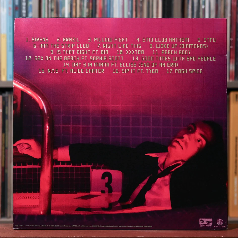 Iggy Azalea - The End Of An Era - 2LP SPLATTER 2022 Bad Dreams Records, VG+/VG+ - Image 2 of 4