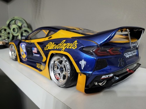 Custom 1/10 C8 Corvette Body Only. Fits Usukani, Yokomo, MST, etc - Picture 4 of 11